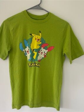 POKÉMON T Shirt Lime Green Sz LG